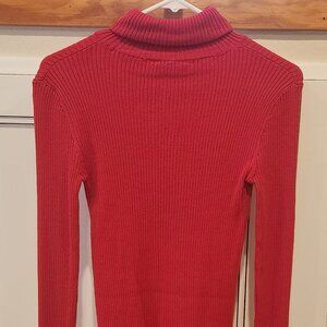 Size XS Red Turtle Neck